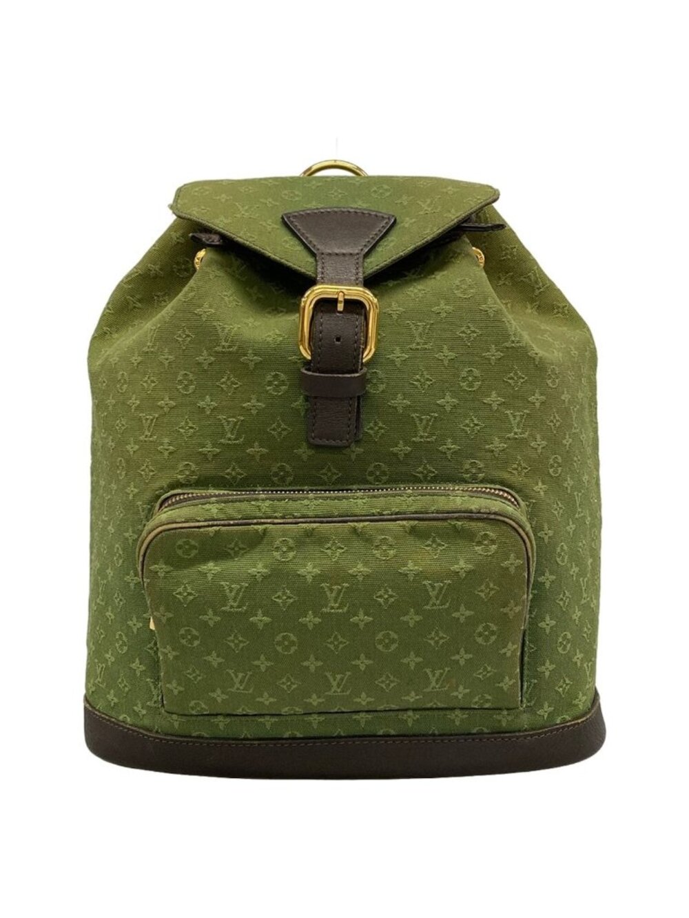 Louis Vuitton Backpack Monogram Mini Montsouris Khaki Leather